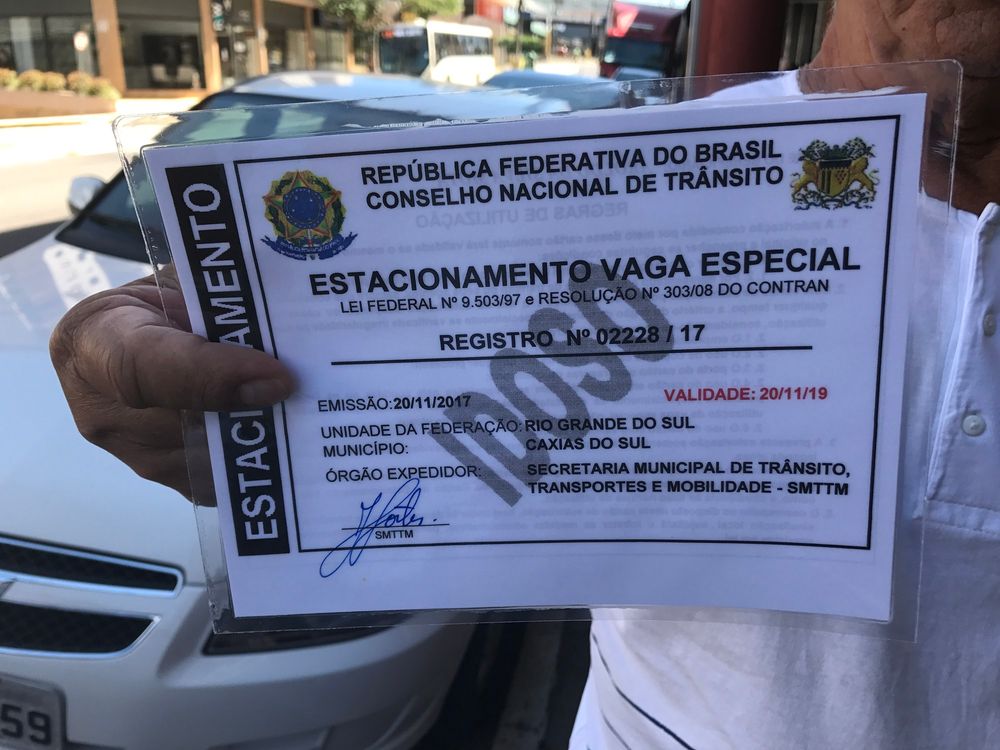 Credencial De Estacionamento Para Idosos Em Caxias Passa A Ser ...